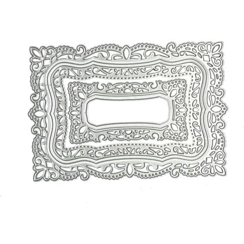 YINISE CUT Metal Cutting Dies For Scrapbooking frame Stencils Scrapbook DIY Album Cards Decoration Embossing Die Cuts Cutter