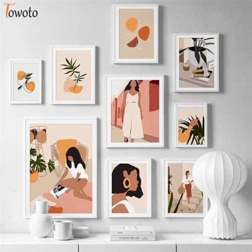 Nature Landscape Painting For Living Room Poster Print National Sexy women Decorative Picture Bedroom Canvas Wall Art Decor