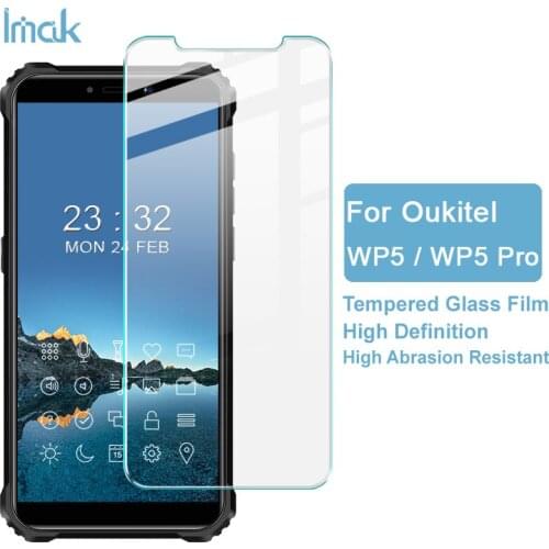 For Oukitel WP5 / WP5 Pro H Tempered Glass IMAK Transparent explosion-proof Screen Protector Protective Film Phone guard