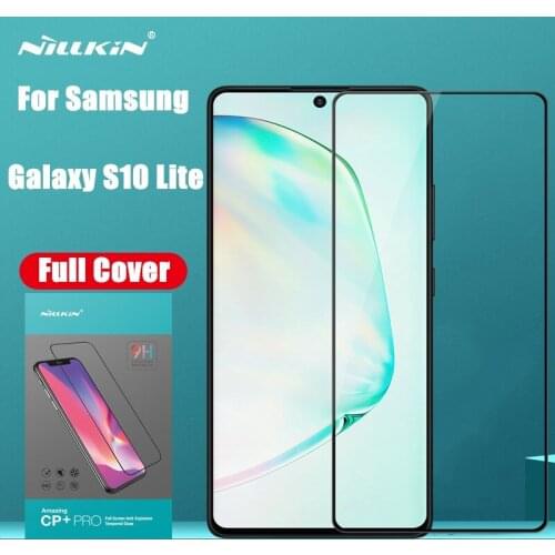 S10 Lite Tempered Glass Screen Protector Nillkin CP+PRO Full Cover Protective Glass Film for Samsung Galaxy S10 Lite S10Lite