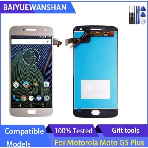 5.2'' For Motorola Moto G5 Plus LCD Digitizer Sensor Glass Panel Display For Moto G5 Plus XT1683 XT1680 XT1684 Screen Touch