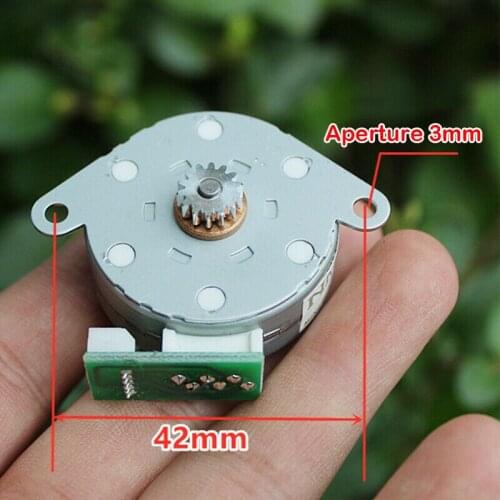 NMB Mini Stepper Motor 2-Phase 4-Wire 35mm Round Stepping Motor 7.5 Degree 5V Micro Motors High Quality DIY Electric Machinery