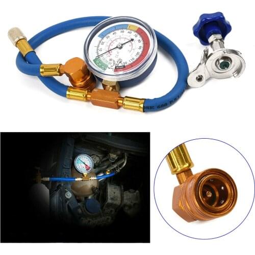 Refrigerant Recharge Measuring Hose Gas Gauge Automotive supplies Dropshipping CSV R134A R12 Hose Plastic Metal Air Conditioning