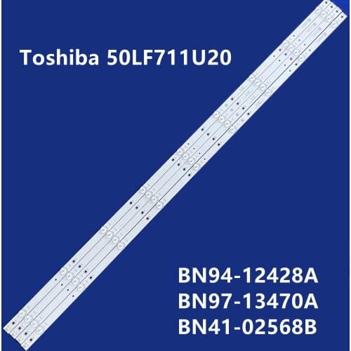 LED Backlight Strip for Toshiba 50LF711U20 RF-FU500007SE30-0901 BN94-12428A BN97-13470A BN41-02568B