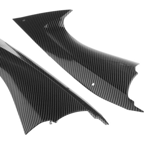 Carbon Fiber Plastic Motorcycle Accessories Gas Tank Side Trim Panels Covers Fairing Bodywork Yamaha YZF-R6 R6 2008-2014