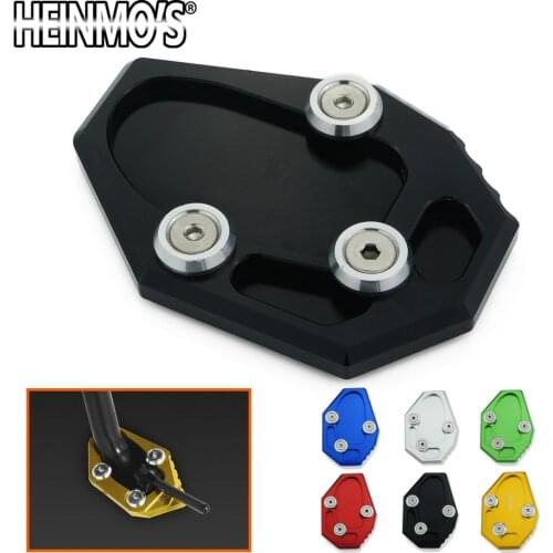 Kickstand Extension Plate for Yamaha MT07 FZ07 2017 2016 2015 2014 Enlarger Plate Kickstand for Yamaha XJ6 FZ6R Motor Foot Side