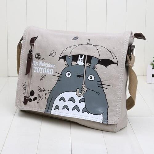 Japan cartoon anime My Neighbor Totoro messenger bags Naruto Black Butler Attack On Titan durable bag Shoulder Bag Backpack