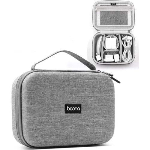 Hard EVA Digital Storage Bags For Earphone Charger Data Cables Electronic Accessories Storage Travel Organizer Box