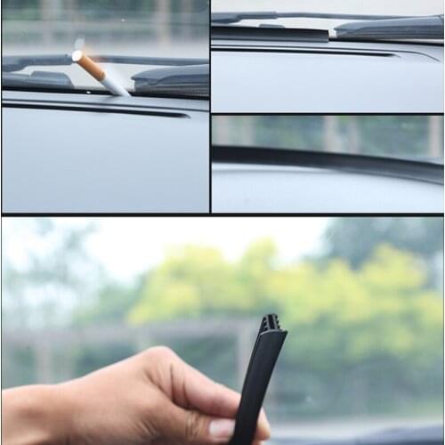 1.6M Car Silicone Seal Car Soundproof Windshield Seal Dust Anti-Noise Seal Body Body Panel Windshield Edge