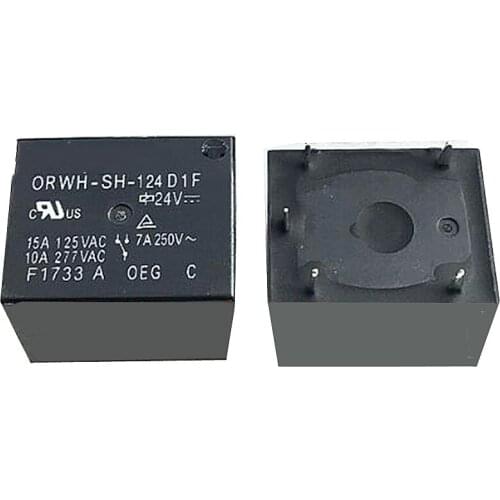 10pcs/lot 100%Original New Relay ORWH-SH-105D1F 5VDC ORWH-SH-112D1F 12VDC ORWH-SH-124D1F 24VDC ORWH SH 124D1F 15A 5PIN