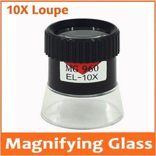 10X Watch Toy Gift Pocket Loupe Magnifying Glass Wine Style Table Textiles Dedicated HD Jewelry Appraisal Magnifier