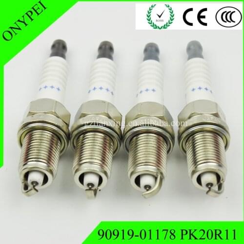 4-6pcs/lots PK20TT-4504 Car Platinum TT Spark Plug For Chevy Mitsubishi BMW Jeep PK20TT 4504 DR15YP-1 22401 AA370 90919-01178