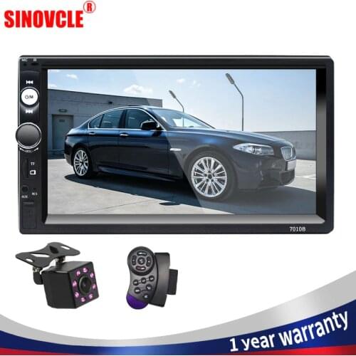 Hippcron 2 Din Car Radio Bluetooth Stereo Receiver 7" Touch Screen Stereo FM Audio MP5 Player SD USB With / Without Camera HD