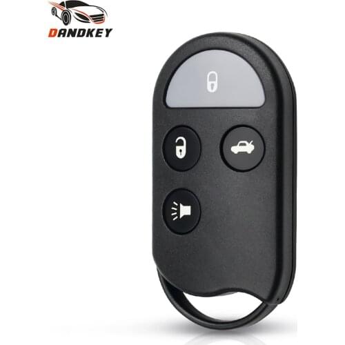Dandkey Remote Key Shell Case Fob 4 Buttons Fit For Nissan Maxima I30 QX4 A32 A33 Blank Auto Replacement Keyless Car Key Cover
