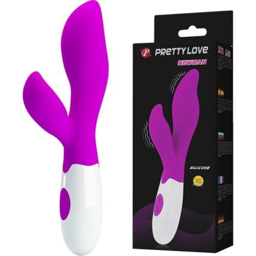 Pretty Love Rabbit Dildo Vibrators 30 Speeds Dual Vibration G spot Vibrator Stick Clitoral Stimulator Sex Toy For Woman