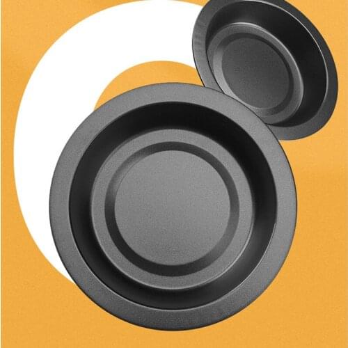 5.7 Inch Carbon Steel Small Pizza Pan Grilled Chicken Pan Mold Round Fruit Pie Cake Baking DIY Egg Ta Kitchen Tools Accessories