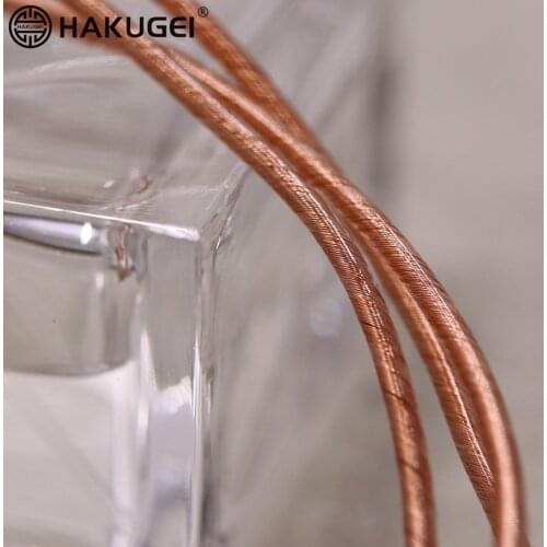 Litz 7N single crystal copper shielded wire with OD: 1.8mm