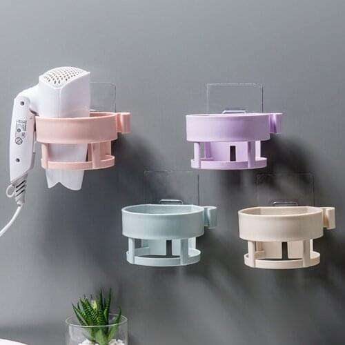 Bathroom Without Punching Bathroom Shelf Without Traces Attached To The Air Duct Shelf Suction Wall Hair Dryer Rack