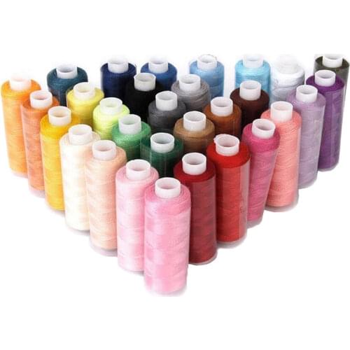 30 color handmade sewing thread home embroidery sewing machine line box durable sturdy hand stitching