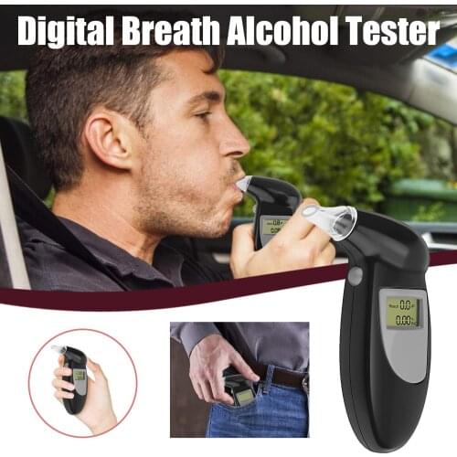 Handheld Backlight Digital Alcohol Tester Digital Alcohol Breath Tester Breathalyzer Analyzer Lcd Detector Backlight Light#dg4