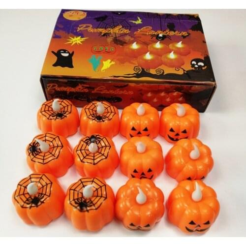 Happy Halloween Pumpkin Led Light Pumpkin Party Spider Party Halloween Party Supplies For Ghost Bar Table Decor Halloween Gift