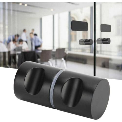Stainless Steel Glass Door Handle Single Hole Door Pull for Shower Door Handle Room Cabinet Furniture Aceesories