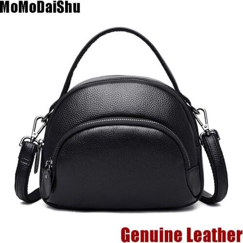 Genuine Leather Crossbody Bags For Women 2021 Luxury Small Hand Bags Black Designer Fashion Simple Shoulder Bags Sac A Main