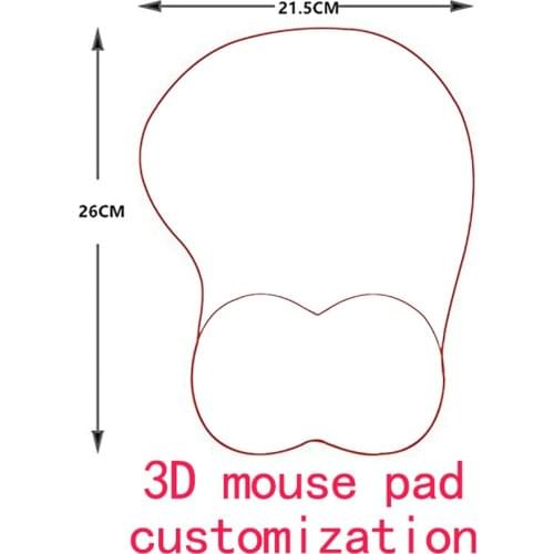 XGZ DIY Customized Exclusive 3D Silicone Wrist Rest Mouse Pad Link