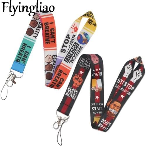 Defend human rights Neck Strap Lanyards ID badge holder keychain Mobile Phone Strap Gift Ribbon webbing necklace Decoration
