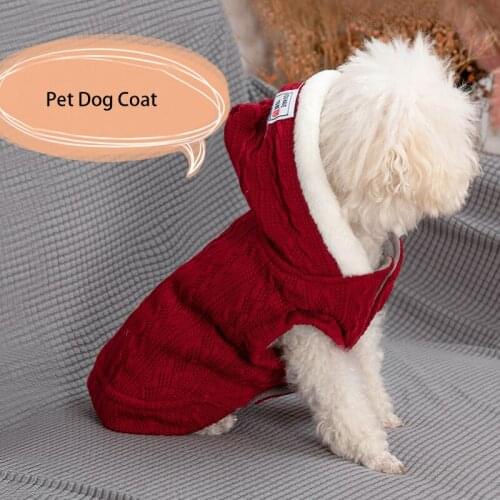 Winter Warm Sweater Clothes For Dogs Puppy Coat Pet Dog Clothes For Small/Medium Dogs Solid ubranka dla psa ropa perro dog cloth