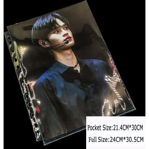 20PCS 1 pocket Cards Pages Cards Album Pages Cards Collection Pictures For Photos Album Pages Board Trading Cards Game