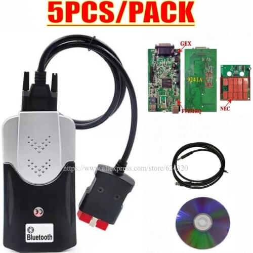 5PCS/Lot+DHL Best V3.0 PCB OBD2 scanner for delphis vd ds150e cdp with bluetooth 2017.R3 KEYGEN on CD car repair scanner tools