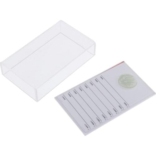 Acrylic False Lashes Adhesive Glue Pallet Holder for Eyelash Extensions, with Eyelash Storage Box Organizer