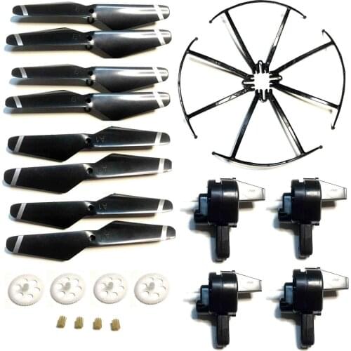 RC Drone Accessories Fit for S60 Quadcopter Spare Parts Arm Propeller Guard Blades Protective cover Gears Kit