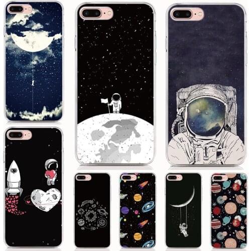 For Blackberry KEYone / DTEK 70 / KEY2 / Motion Case Soft TPU Print Sun And Moon Star phone Cases