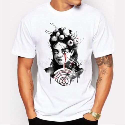 New fashion mens zombie skull printed customized t-shirt short sleeve casual male funny cool tops/tee hipster halloween cloth