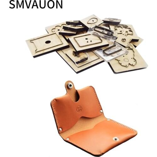 SMVAUON Coin Purse Handmade Cardholder Diy 2020 Multi Color Classic Card Bag Die Leather Cutter Cutting Die Tool Knife Mould