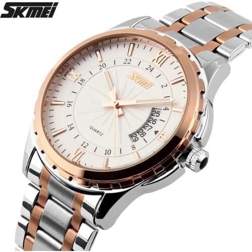 2017 Watches men luxury brand Skmei quartz watch men full steel wristwatches dive 30m Fashion sport watch relogio masculino