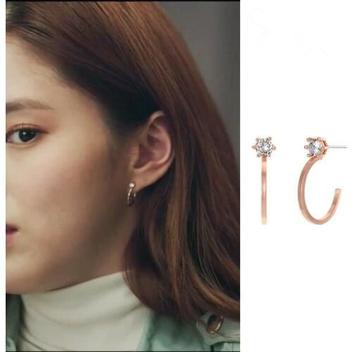 Necelet Women's Gold Earrings