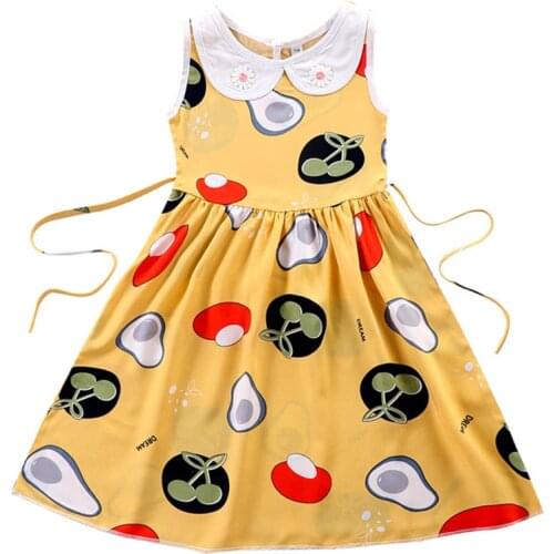 2021 New Baby Girl Dress Super Affordable Promotional Clothes Kids Summer Breathable Sweat-absorbent Princess Dress 3-10 Years