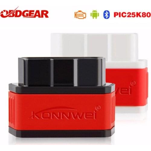 OBD2 Mini ELM327 Scanner Autoscanner ICar2 ELM 327 V1.5 OBD2 Bluetooth Adapter EML327 Car Diagnostic Tool With Pic18f25k80 Chips