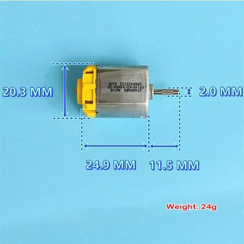 Standard 140 Mini Motor Electric DC 12V-24V 18V High Speed Strong Magnetic Mute DIY Toy Car Large Truck Folding Rearview Mirror