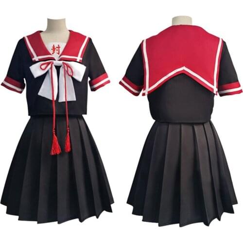 Toilet-bound Hanako-kun Yugi Tsukasa Cosplay Costume Japanese School Uniform Suit Halloween Carnival JK Skirt Outfits