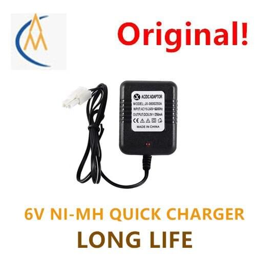6V El plug rechargeable battery pack charger AA No. 5 No. 7 battery pack charger intelligent fast rotation light prompt