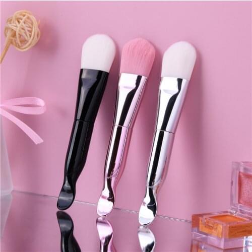 1pcs Double-ended Makeup Brushes Soft Bristle Silicone Brush Face Mask Brush Diy Mud Stirring Skin Cosmetic Mixing maquiagem