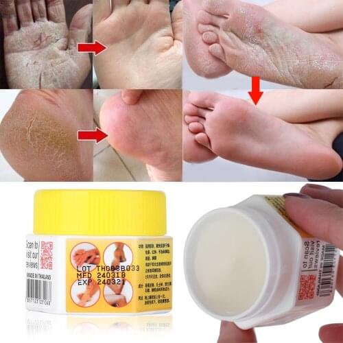 1Pc Foot Care Cracked Heel Cream For Rough Dry Cracked Chapped Feet Remove Dead Skin Soften Foot Cracked Heal Repair Cream