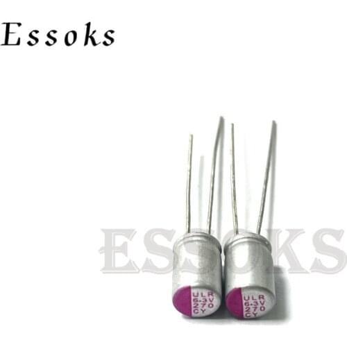 10pcs 6.3V 270uF 5X8 mm Super Low ESR 6.3V270uF For Motherboard Solid Capacitor Capacitors