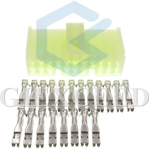 2 Sets 20 Pin Electrical Auto Wire Connector Female Automotive Socket Plug With Terminals