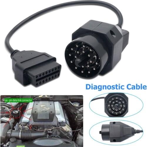 20 Pin To OBD2 Female 16Pin Auto Diagnostic Connector Tool Adapter Cable FOR E30 E36 E34 E39 Z3 X5