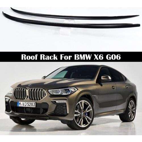 Aluminum Alloy Roof Rack For BMW X6 G06 2020-2021 Rails Bar Luggage Carrier Bars top Cross bar Rack Rail Boxes